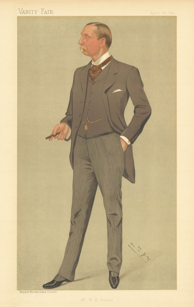 Associate Product VANITY FAIR SPY CARTOON William Hunter 'Mr WH Kendal' Actor Theatre manager 1893