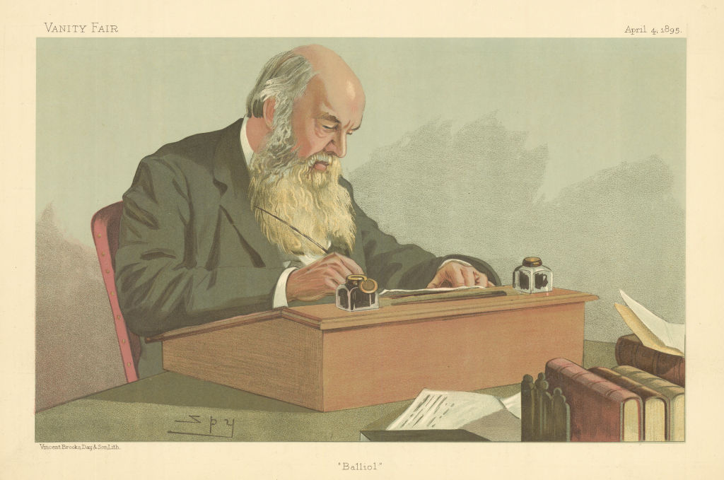 Associate Product VANITY FAIR SPY CARTOON Edward Caird 'The Master of Balliol' College Oxford 1895