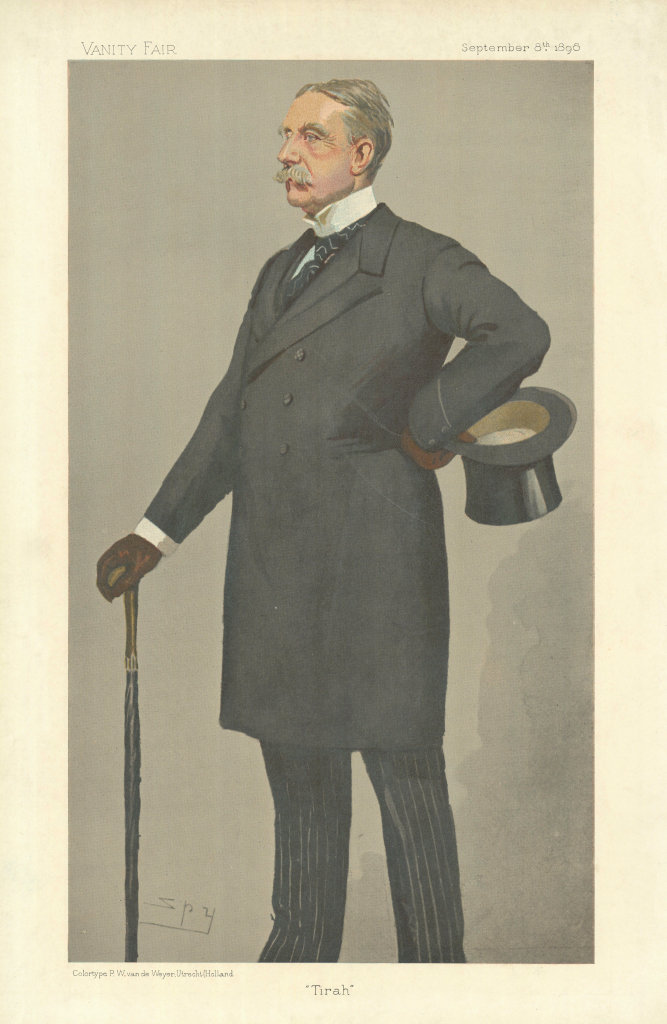 Associate Product VANITY FAIR SPY CARTOON General William Lockhart 'Tirah'. Military 1898 print