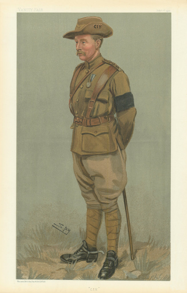 VANITY FAIR SPY CARTOON Major William Henry Mackinnon 'CIV'. Military 1901