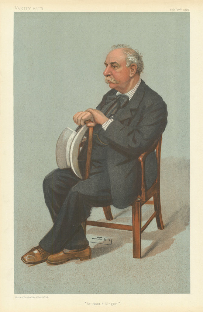Associate Product VANITY FAIR SPY CARTOON Charles Santley 'Student & Singer'. Music Opera 1902