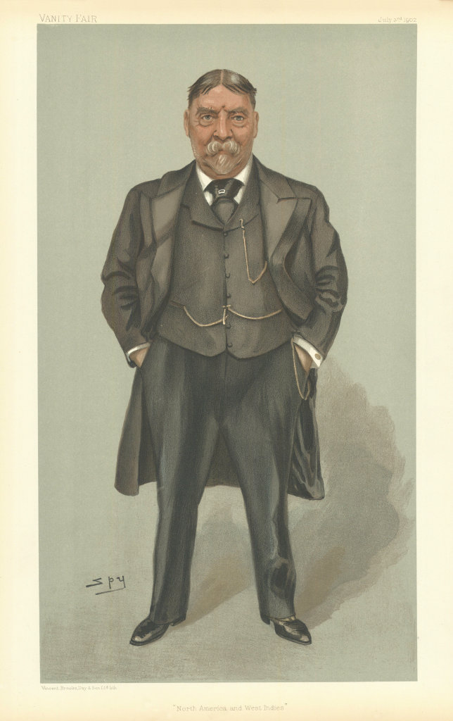 Associate Product VANITY FAIR SPY CARTOON Archibald Douglas 'North America and West Indies' 1902