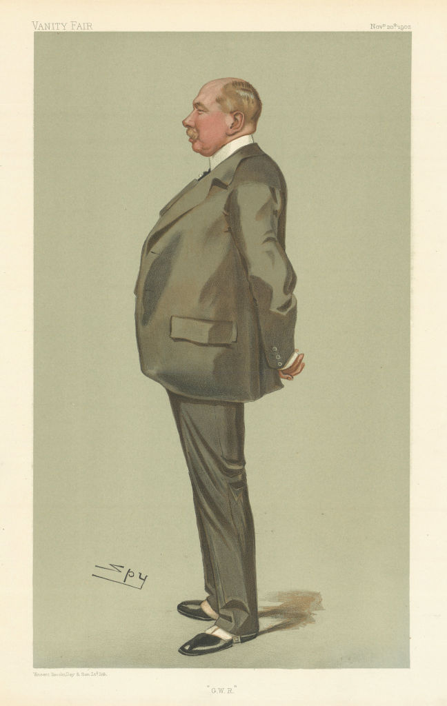 Associate Product VANITY FAIR SPY CARTOON Sir Joseph Loftus Wilkinson 'G.W.R.'. Railways 1902