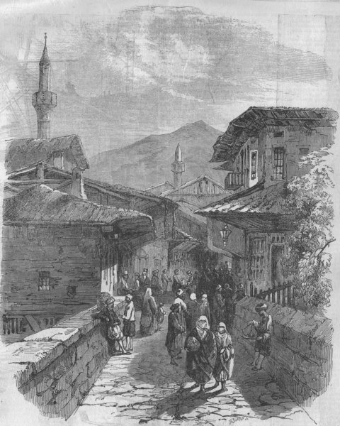 Associate Product BROUSSA. Bridge. Turkey, antique print, 1855