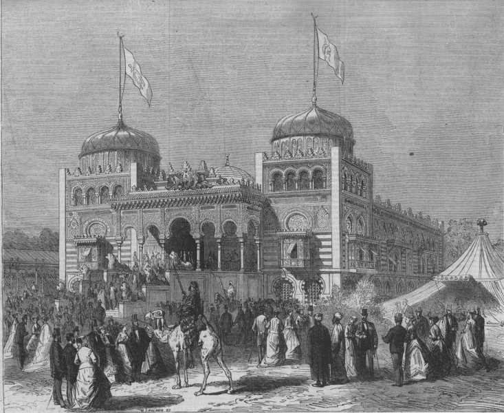 Associate Product TUNISIA. Palace of the Bey of Tunis; Palais de son Altesse le Bey de Tunis, 1867