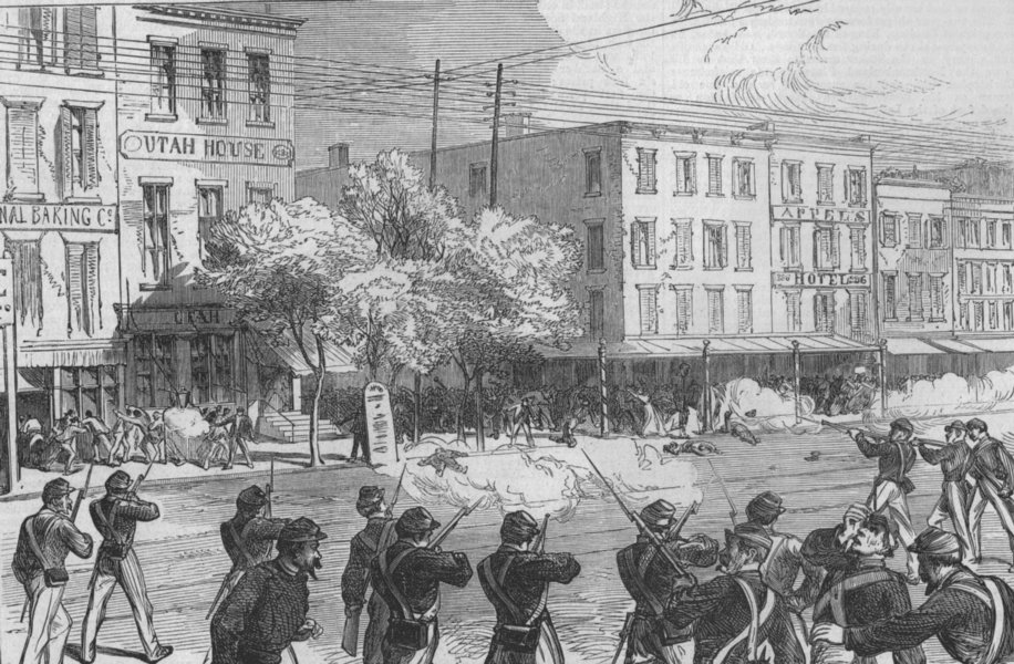 Associate Product NEW YORK. New York Irish Orange Riots. The Irish Orange Riots in New York, 1871