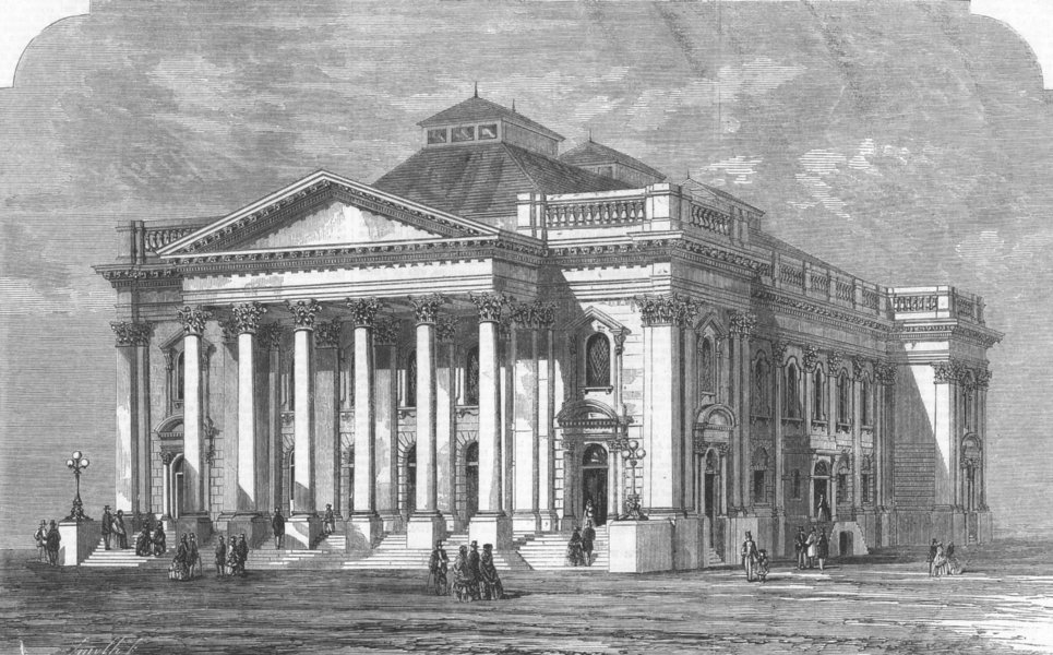 ELEPHANT & CASTLE. Rev Spurgeon's New Metropolitan Tabernacle, Newington, 1861