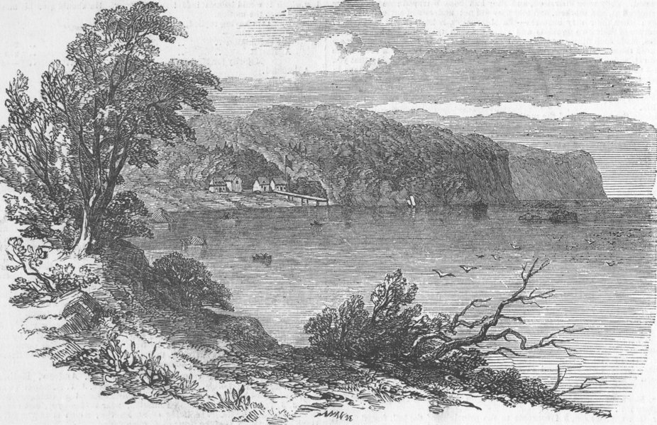 Associate Product CANADA. Mica Bay, Lake Superior, antique print, 1850