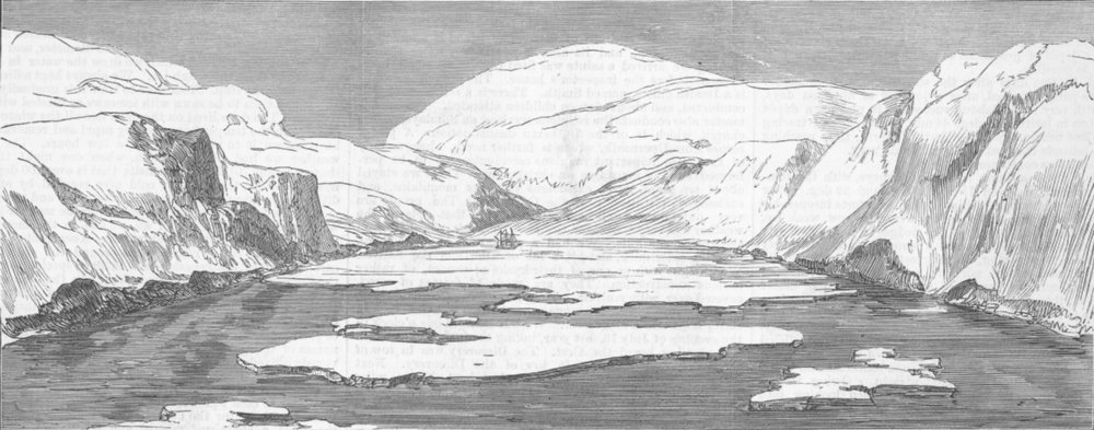Associate Product ARCTIC. North Pole Expedition. Discovery Bay, antique print, 1876
