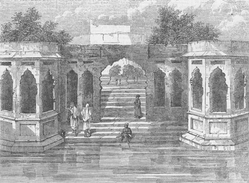 Associate Product INDIA. Dhurumsala, Ajmer, antique print, 1863