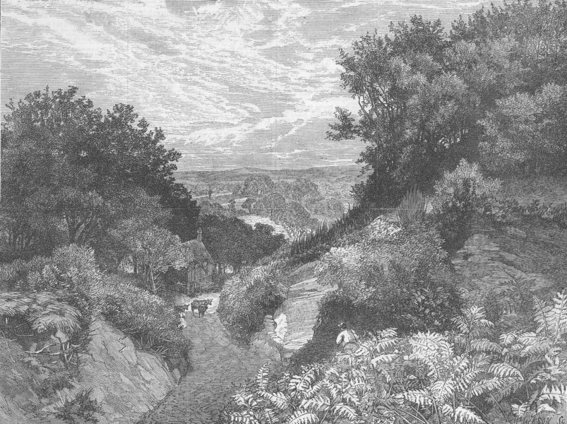 Associate Product FINE ARTS. Turner Gold Medal Prize Landscape, antique print, 1864