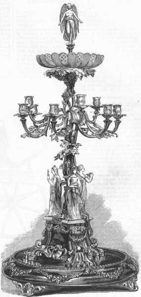 Associate Product TUAM. Testimonial to & Right Rev Bernard Bishop of , antique print, 1867