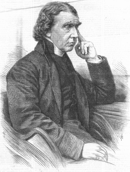 Associate Product CANTERBURY. Right Rev Dr Tait, Archbishop elect of , antique print, 1868
