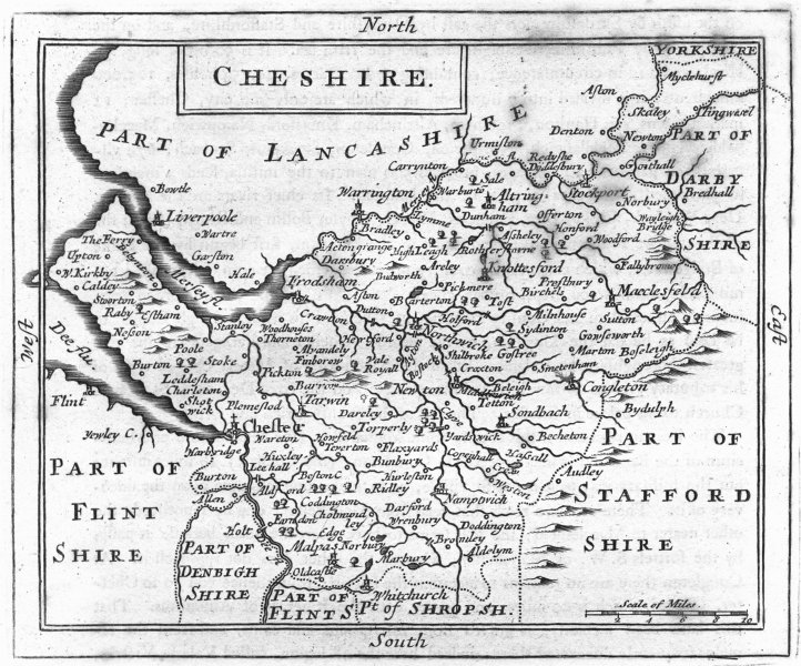 Associate Product CHESHIRE. Grose Seller 1795 old antique vintage map plan chart