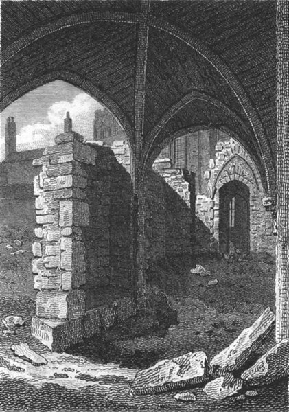 Associate Product CHESHIRE. Chester Cathedral 1812 old antique vintage print picture