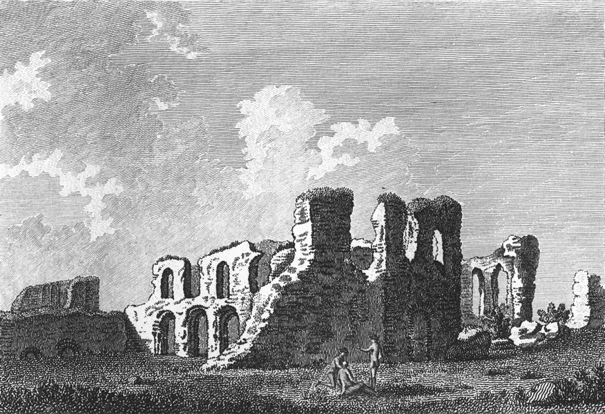 Associate Product BERKS. Reading Abbey. Ruins Grose Antiquities 1783 old antique print picture