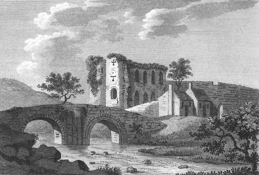 Associate Product WALES. Brecknock Castle. Brecon. Grose 1783 old antique vintage print picture