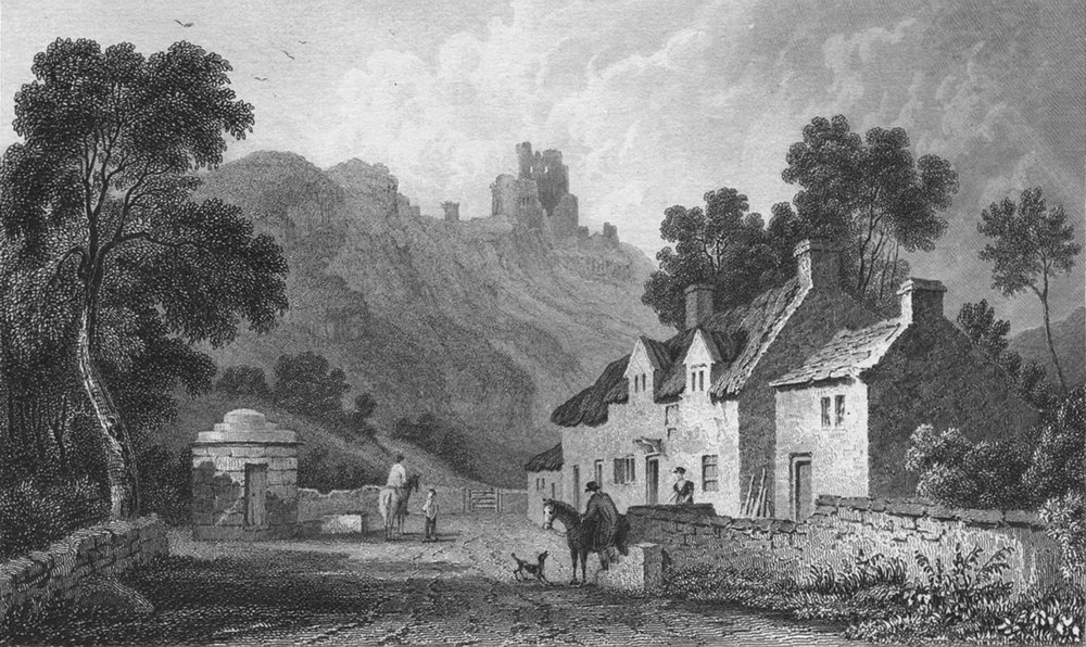 Associate Product WALES. Caergwrle, Flintshire. Gastineau 1831 old antique vintage print picture