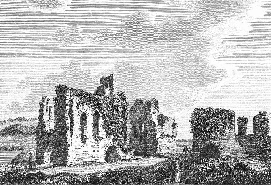 Associate Product HAVERFORD. Priory of west, Pembrokeshire. Grose. 18C 1795 old antique print