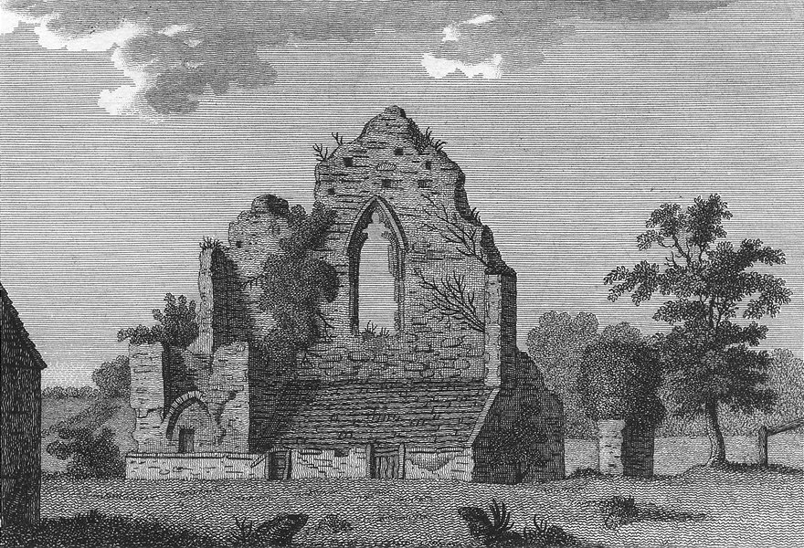 Associate Product SUSSEX. Ruins, Crowhurst. Grose 1783 old antique vintage print picture