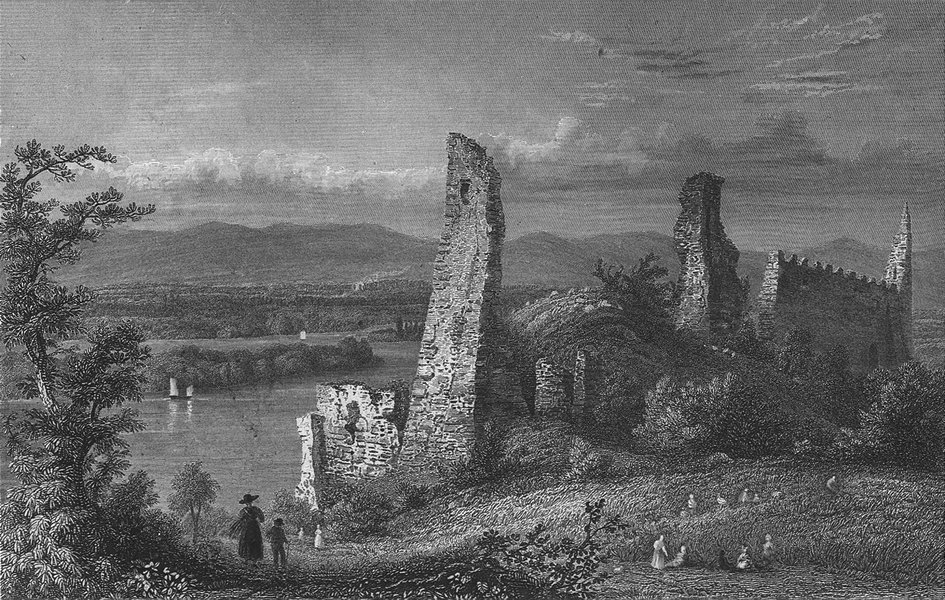 Associate Product GERMANY. Ruins, Limbirg. Tombleson 1830 old antique vintage print picture