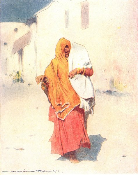Associate Product INDIA. A Native woman of Jaipur 1905 old antique vintage print picture