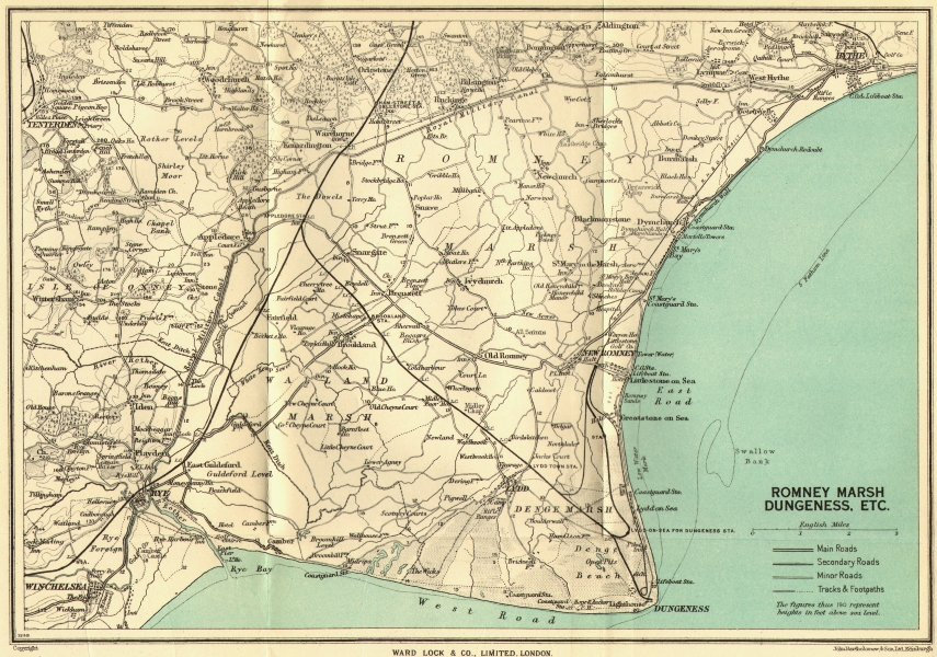 ROMNEY MARSH. Dungeness Rye Hythe Winchelsea. Walland Marsh. Kent