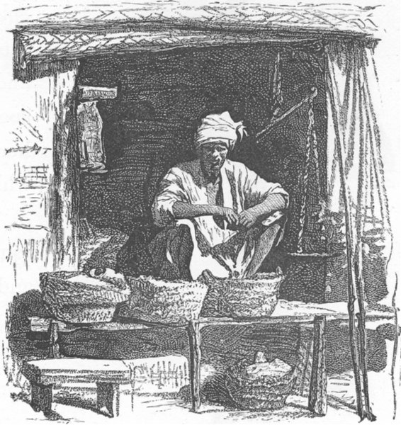 Associate Product MOROCCO. Moorish shopkeeper 1882 old antique vintage print picture