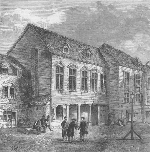 Associate Product SOUTHWARK. The Marshalsea Prison, in the eighteenth century. London c1880