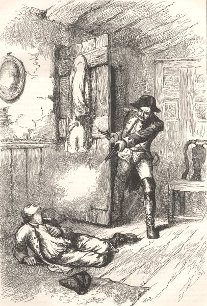 USA. Fanning's Atrocity. Murder of American planter c1880 old antique print