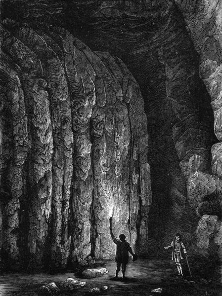 Associate Product KENTUCKY. Mammoth cave of c1880 old antique vintage print picture