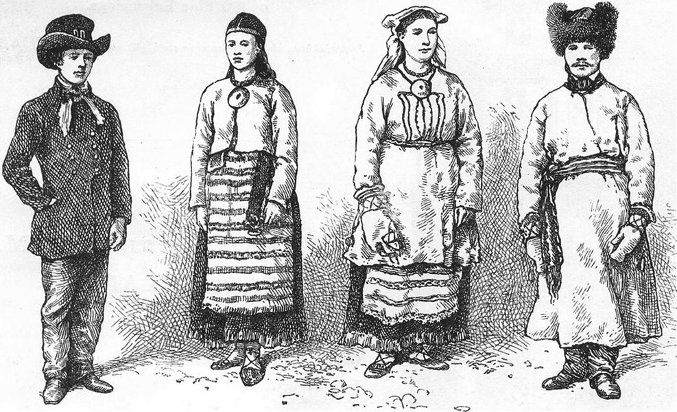 Associate Product FINLAND. Finlanders 1891 old antique vintage print picture