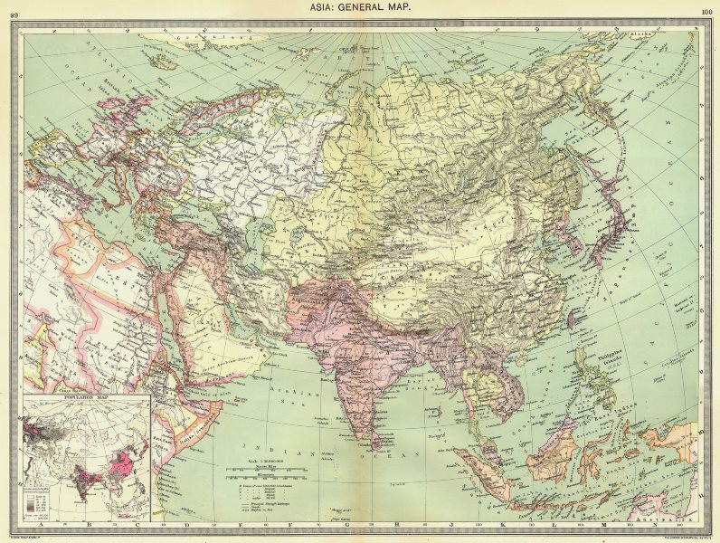 SIBERIA & CHINESE TARTARY Manchuria Mongolia Korea China East Asia SDUK ...