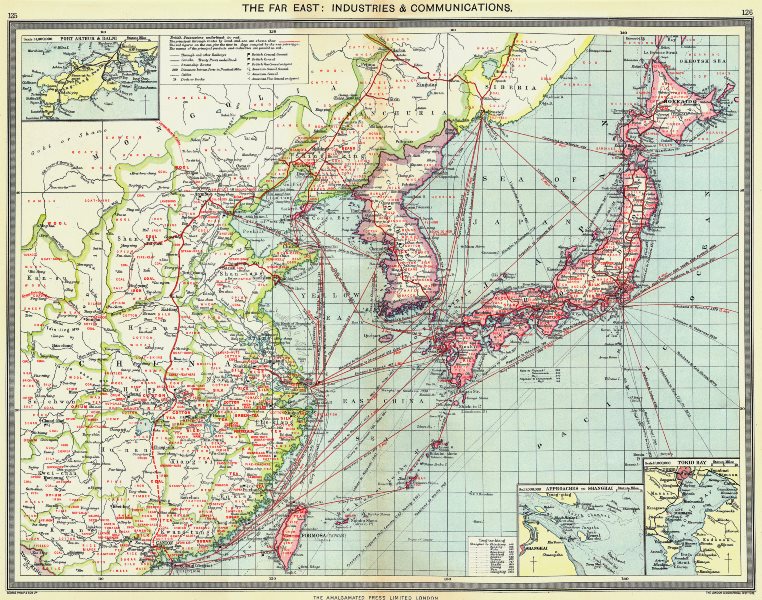 JAPAN KOREA CHINA TAIWAN. Industry Communications; Tokyo; Port Arthur ...