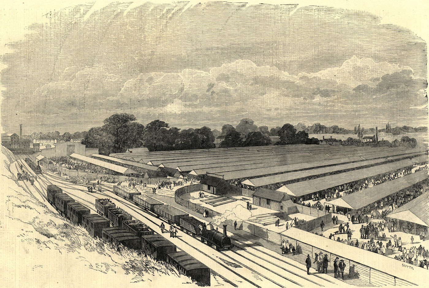 Associate Product Meeting of the Royal Agricultural Society of England at Chelmsford. Essex 1856