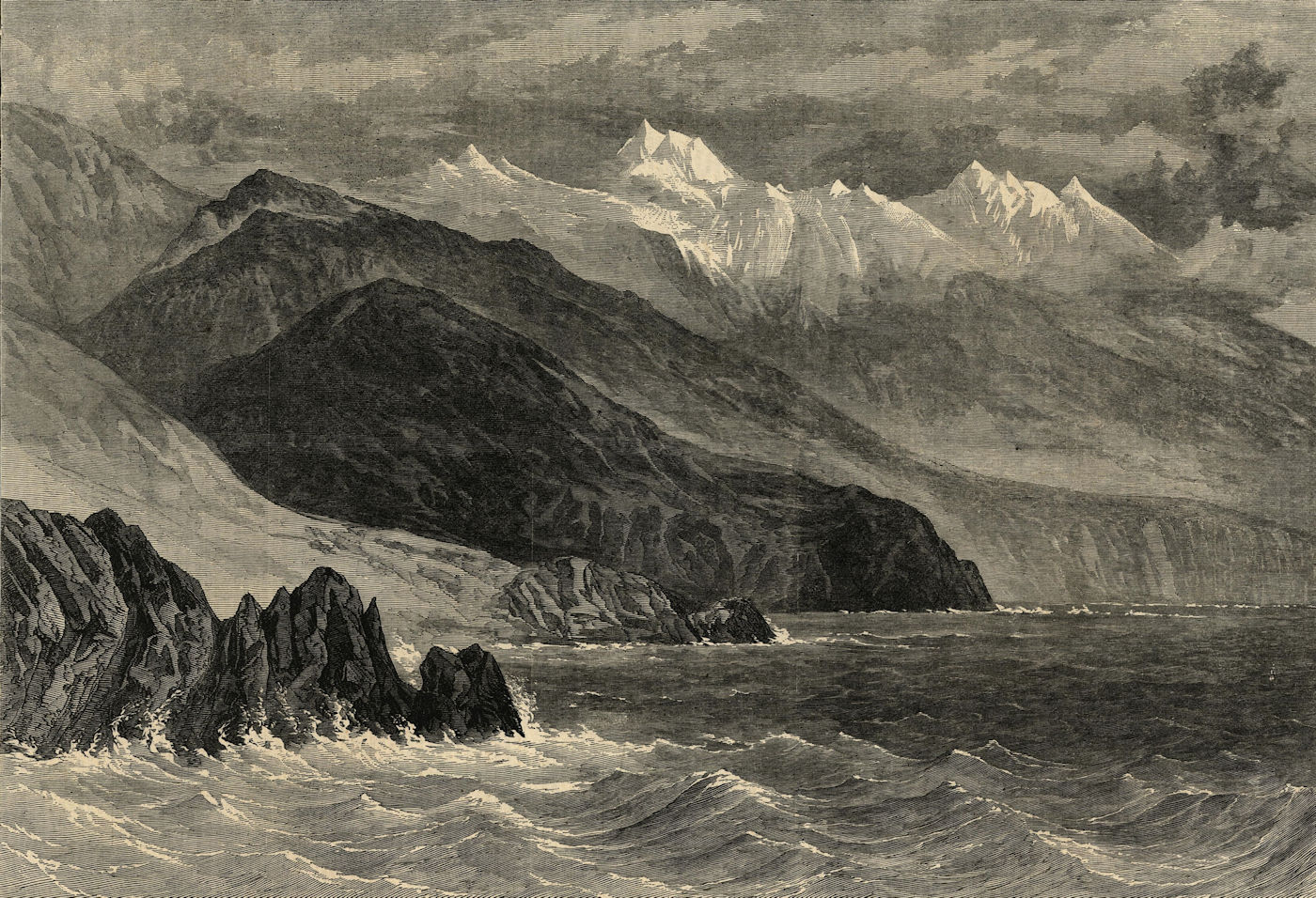 Associate Product Mount Ida, island of Crete. Greece. Mountains 1869 antique ILN full page print