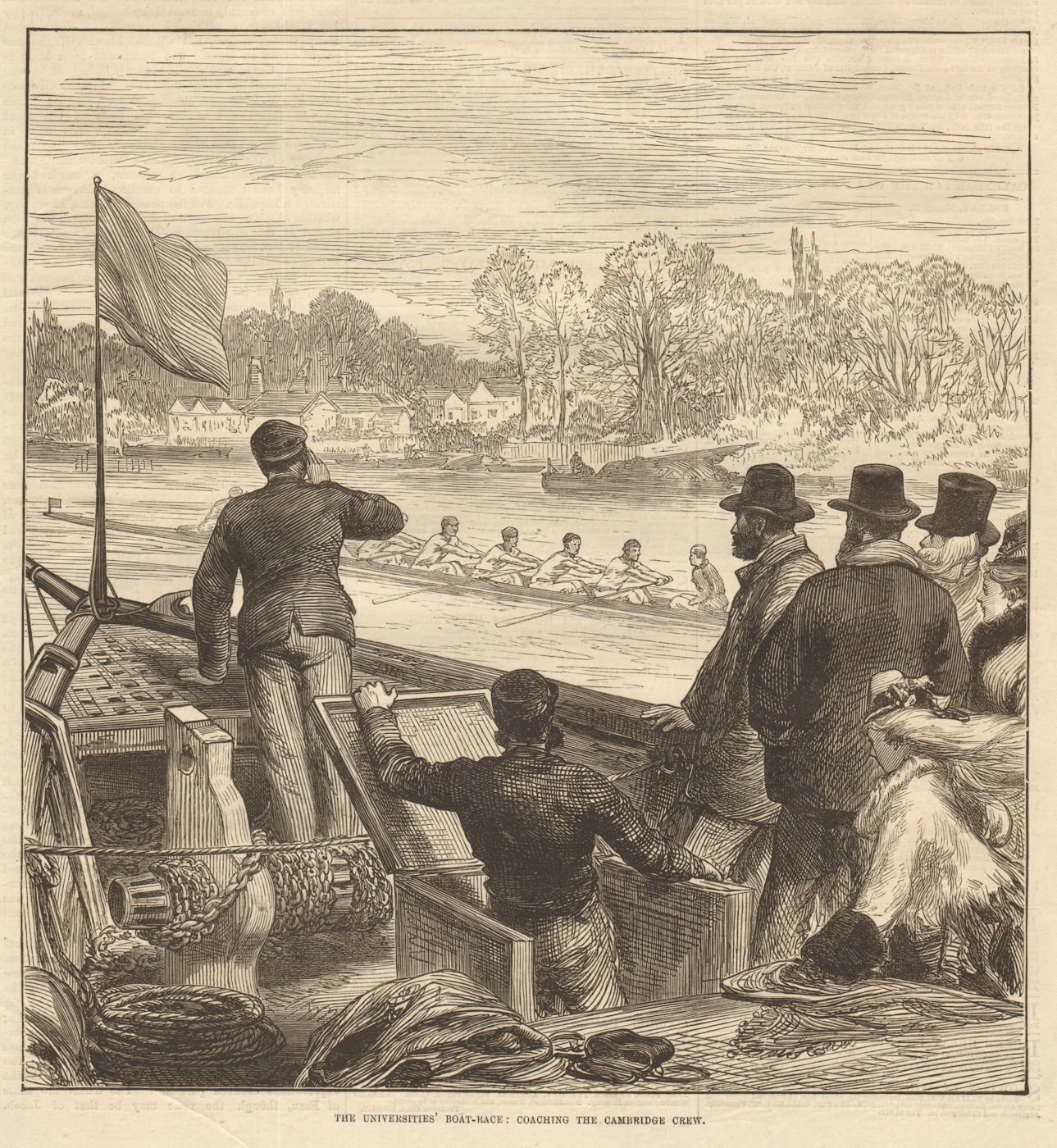 Associate Product The universities' boat-race: coaching the Cambridge crew. Rowing 1875