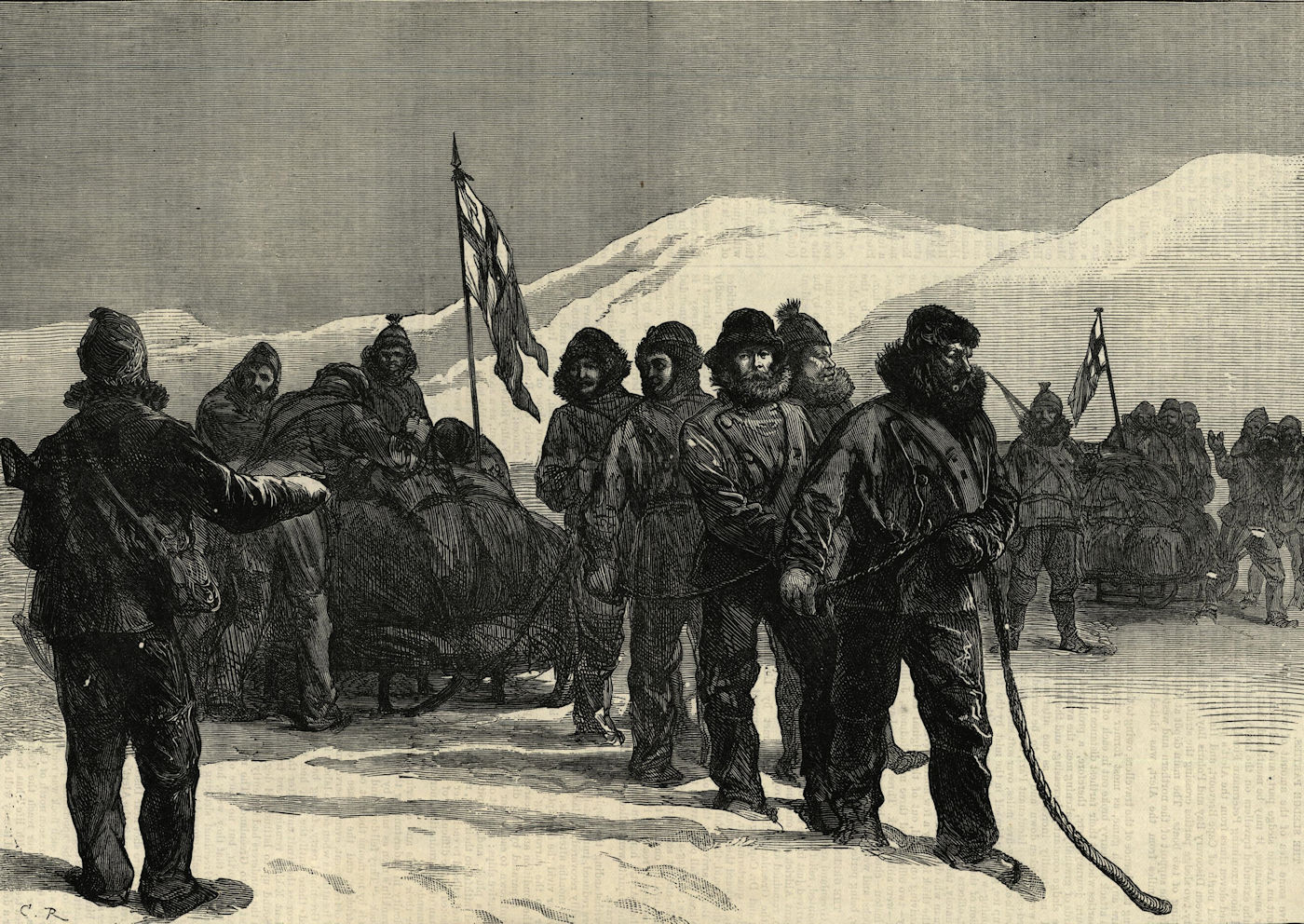 Associate Product The North Pole Expedition: The western sledge party. Arctic. Explorers 1876