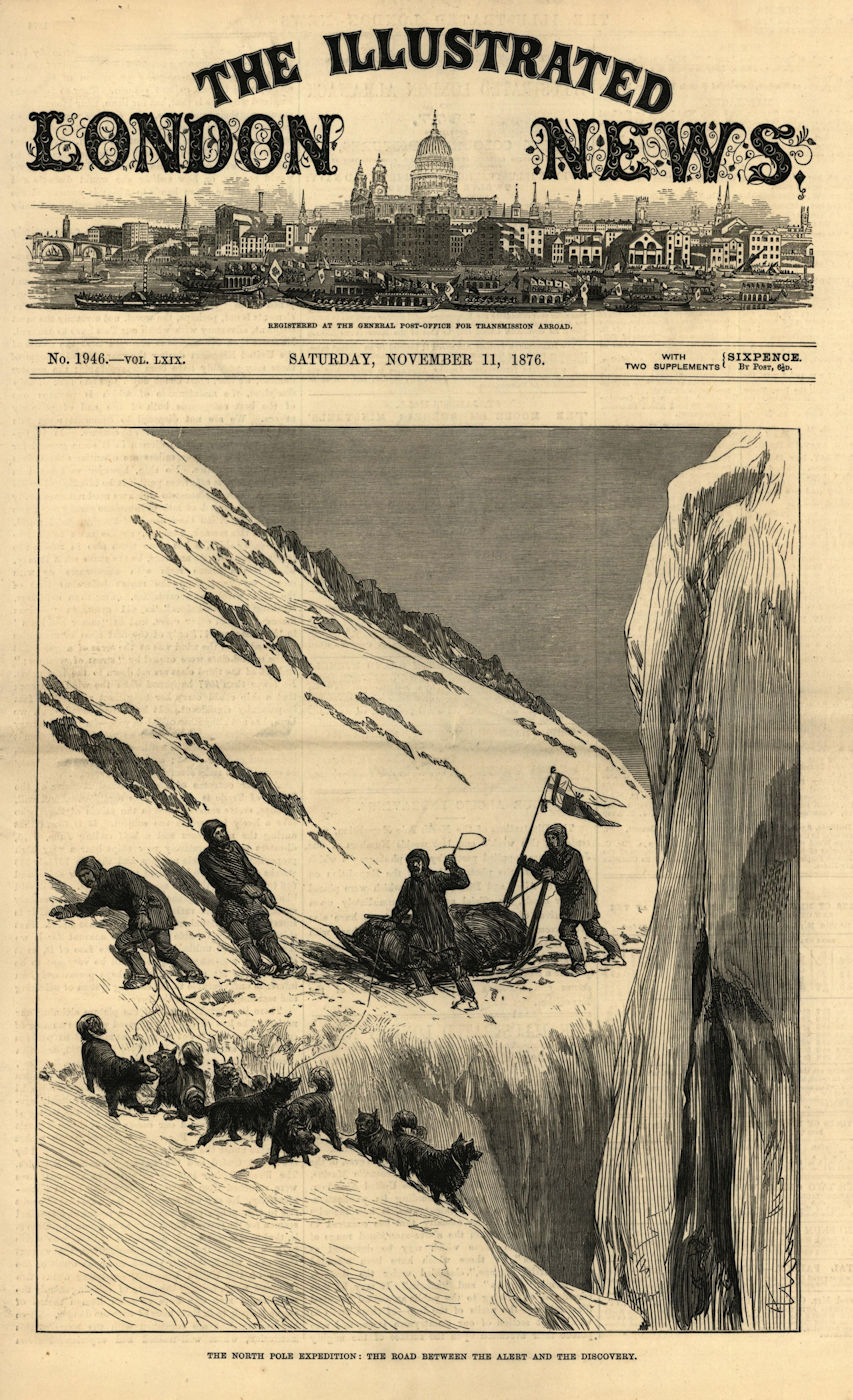 North Pole expedition: between the Alert & the Discovery. Arctic. Explorers 1876