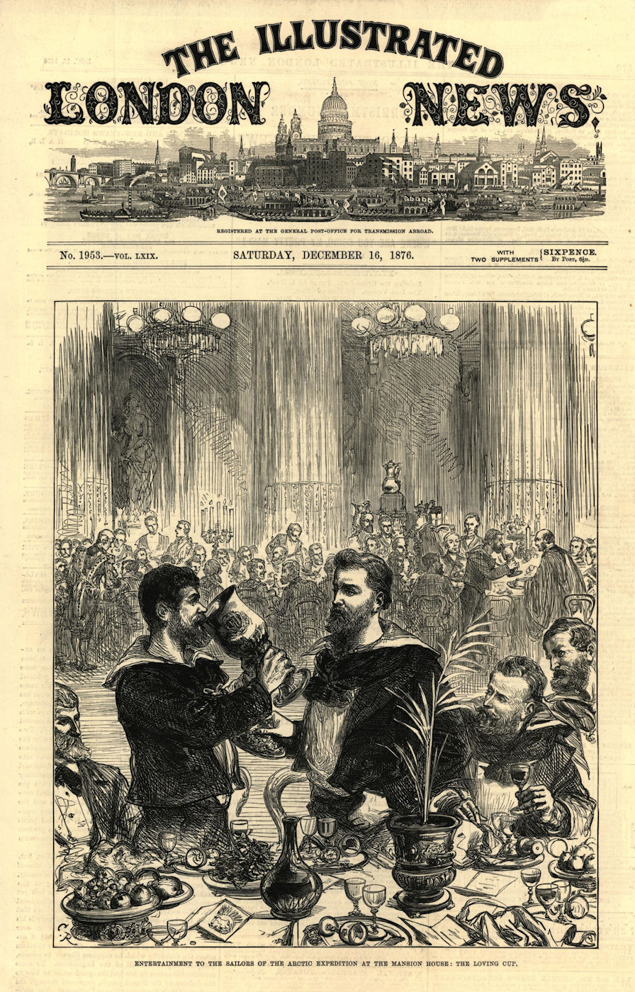 Entertainment to the sailors of the Arctic Expedition at the Mansion House 1876