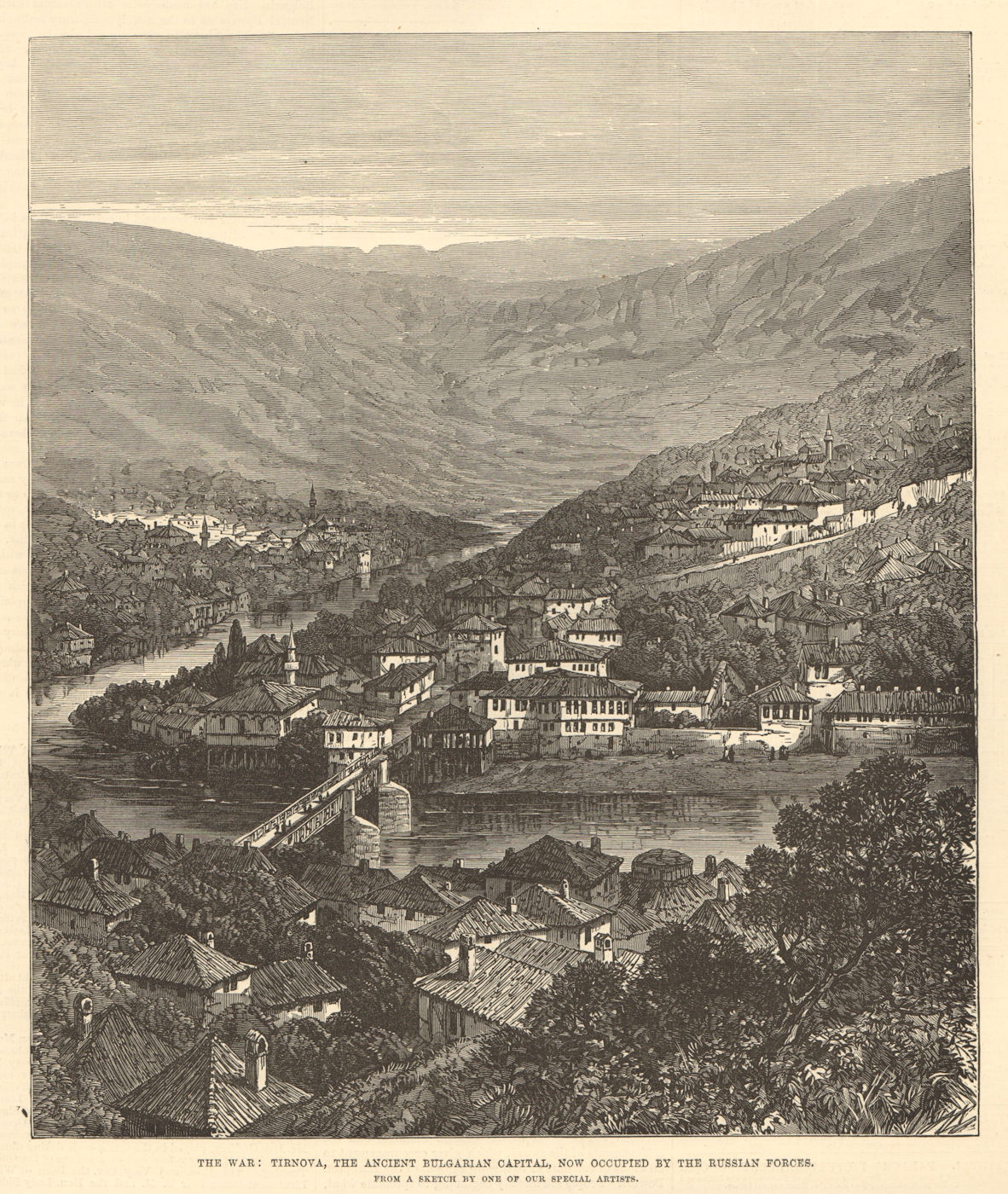 Associate Product Veliko Tarnovo (Tirnova) ancient Bulgarian capital occupied by Russian army 1877
