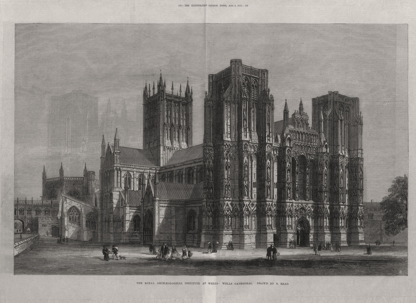 The Royal Archaeological Institute at Wells: Wells Cathedral. Somerset 1879