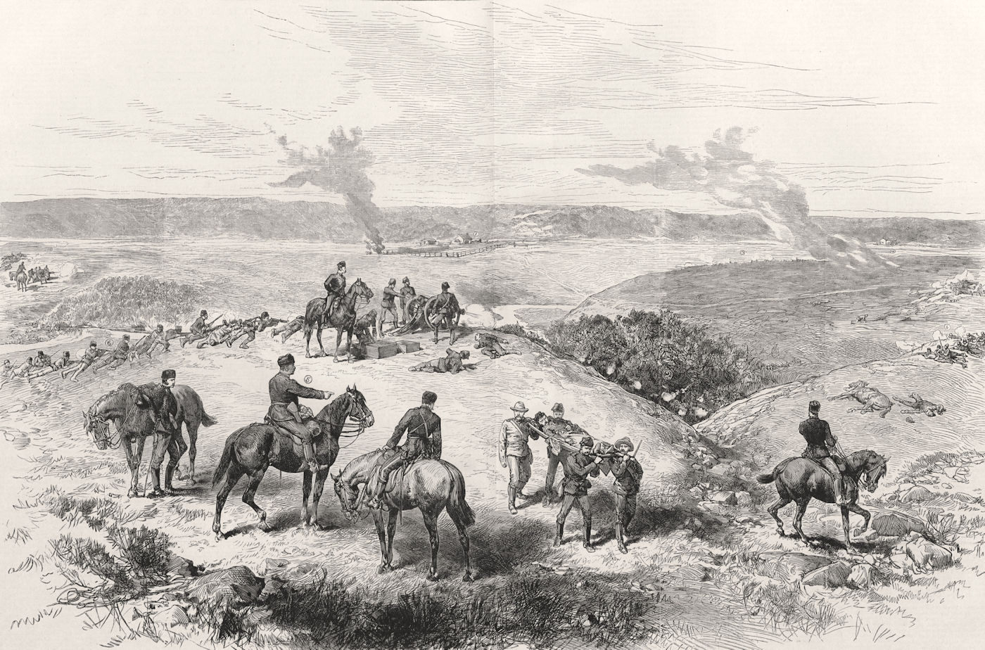 North-West Rebellion, Canada: The Battle of Fish Creek. Toureau Middleton 1885