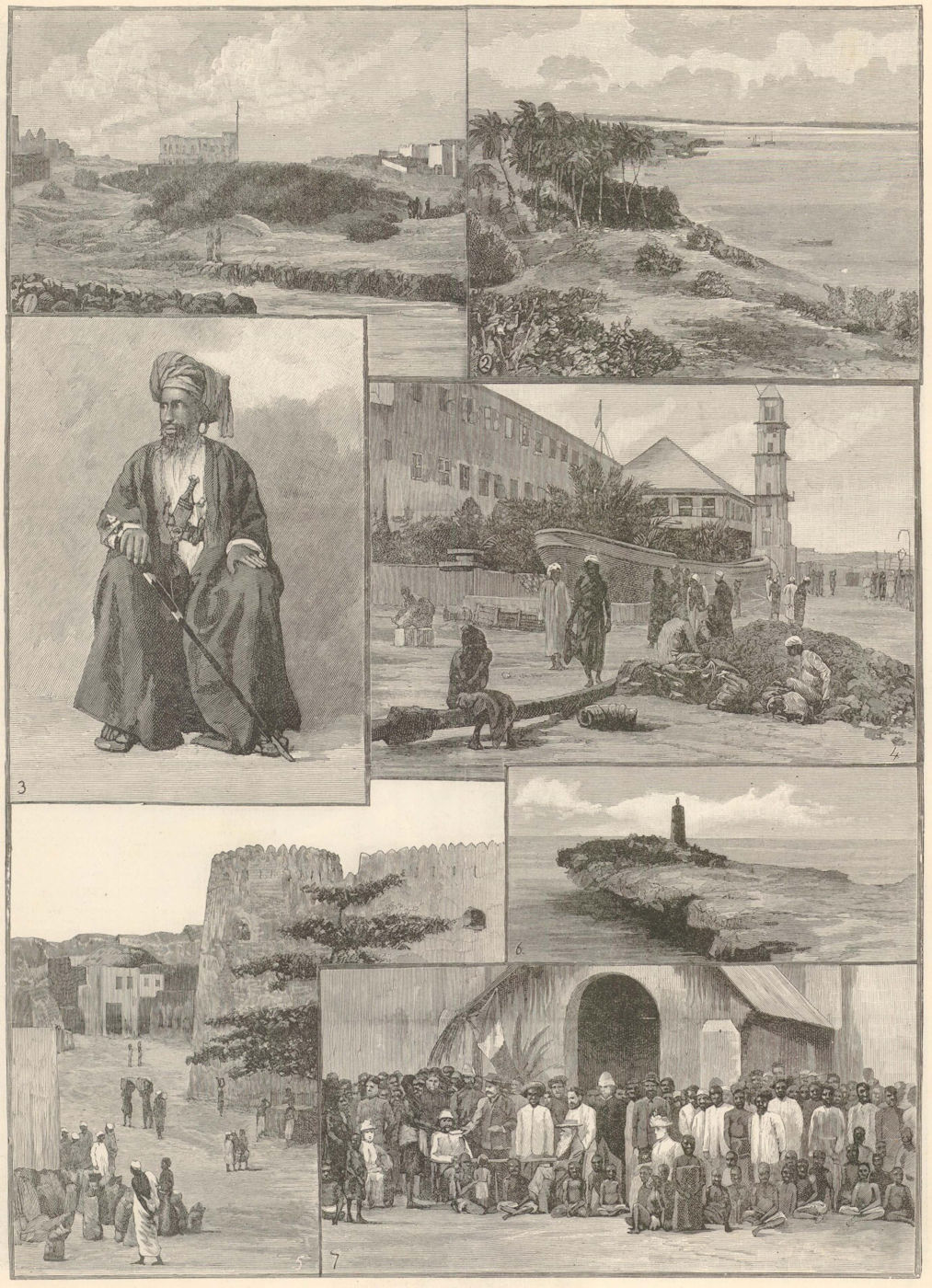 British East Africa Company. Kismayo Lamu Gazi Wanga Zanzibar Rabai. Kenya 1889