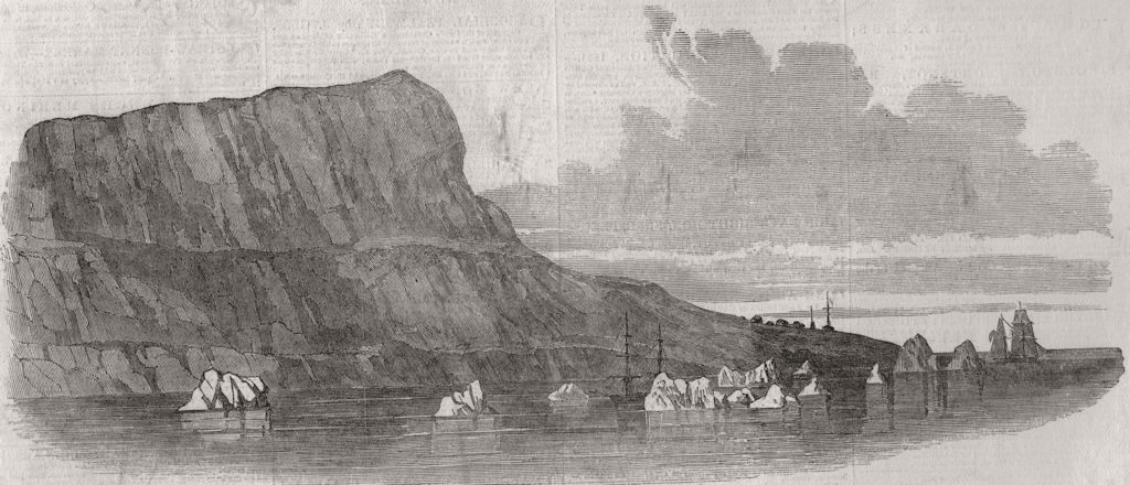 Associate Product CANADA. Cape Riley, Wellington Channel, Barrow's Straits. Camp remains 1850