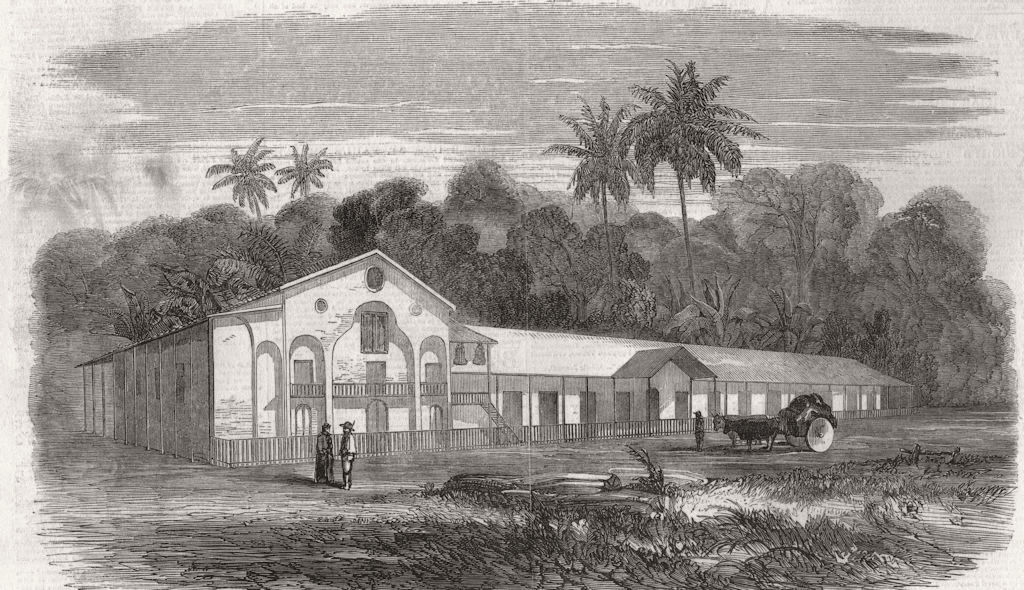 VENEZUELA. Journey to Gold-washings-Monastery and Church of Guacipati 1850