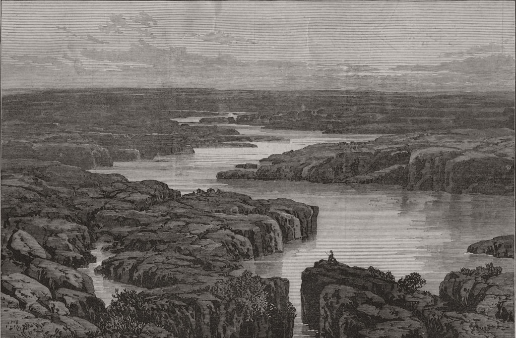 OREGON. The Modoc Indian War. Lower Klamath Lake, scene of the massacre 1873