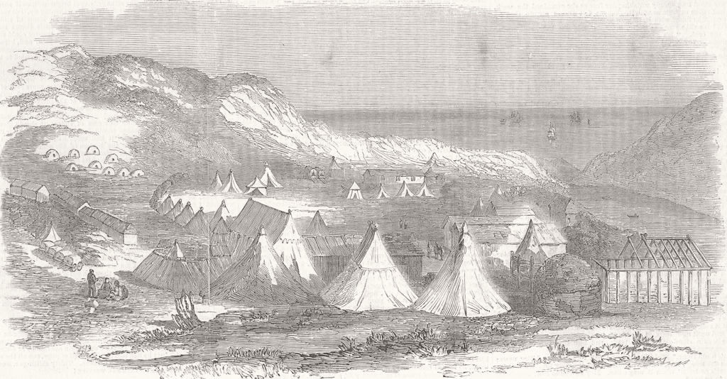 SOUTH AFRICA. 8th Xhosa War. Waterloo Bay-Fish River 1851 old antique print
