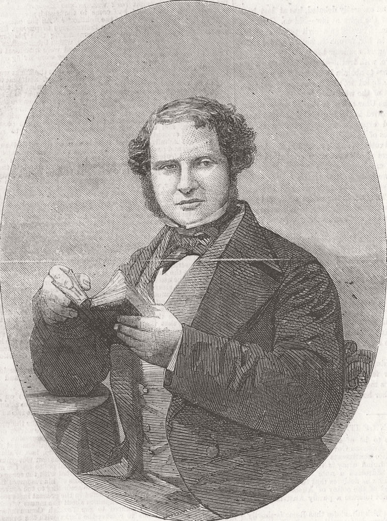 ST PETERSBURG. Earl Granville, ambassador to Ct of  1856 old antique print