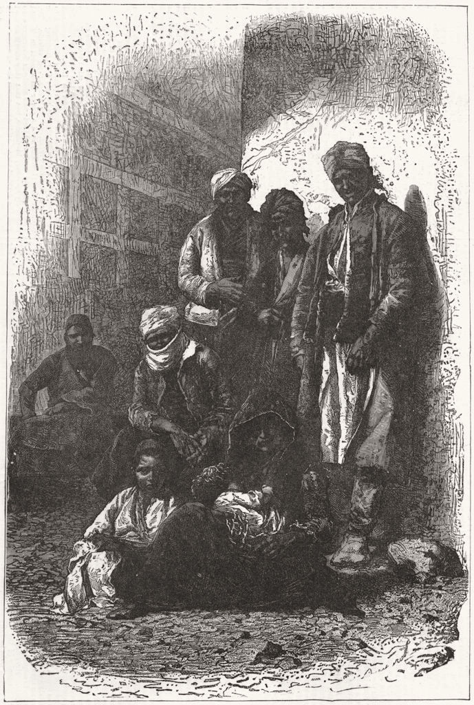 Associate Product PORTRAITS. Bulgarian Peasants, antique print, 1876